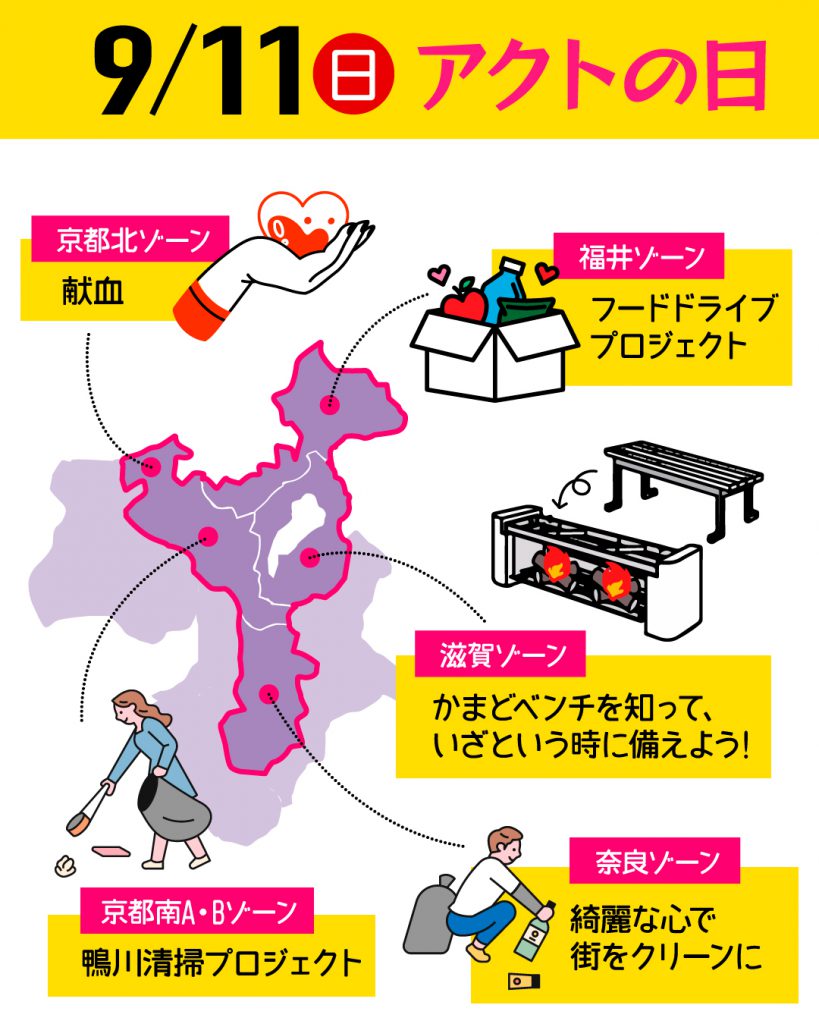 9/11（日）「アクトの日」開催のお知らせ