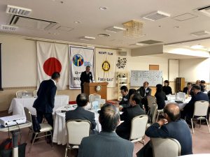 福井東RCのポリオミッション視察報告会に浦島委員長が出席いたしました。