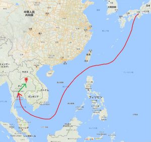 「地図データ: Google」