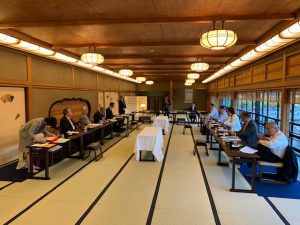 期末ヤレヤレ親睦夜間例会＆新入会員入会式及び歓迎会