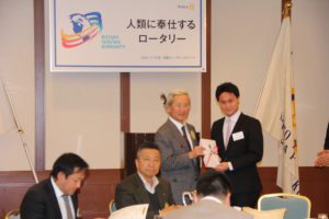 京都さくらよさこいへ協賛金贈呈