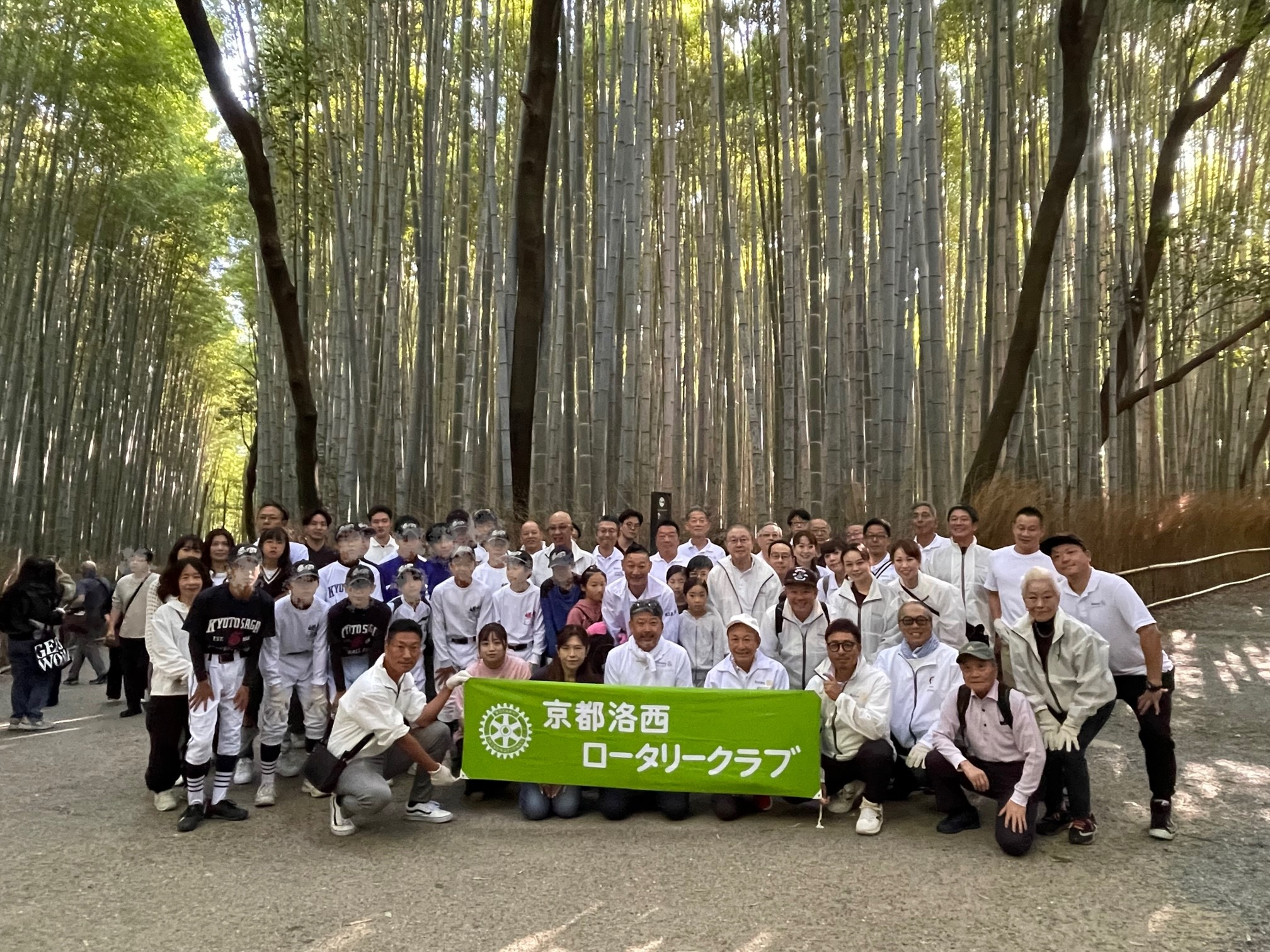 嵐山（小倉山特別保存地区）竹穂垣補修改善事業報告