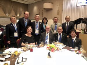 2018-19年度吉岡会長　ロータリー研究会にてサプライズスピーチ