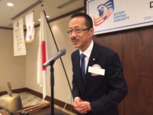 京都南ロータリークラブ木村会長