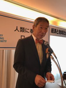 【10月19日】本日の卓話は「ゲームを作って売れる〜変わらない原則と今後のキーワード」です。