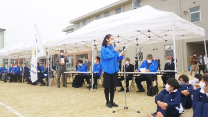 青少年奉仕事業「スケアード・ストレート手法による交通安全教室」