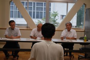 高校生就職模擬面接を実施