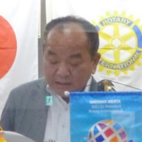 7月5日例会　新年度方針発表（１）