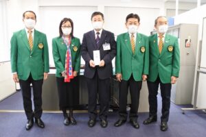 4月24日福井市保健所に医療用資材を寄贈しました