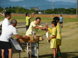 第２４回福井市少年サッカー交流大会並びにサッカーボール・横断幕贈呈式
