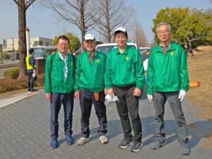 京都山城ＲＣとして、清掃ボランティア活動に参加
