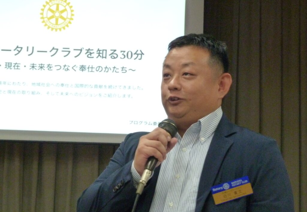 8月18日例会 クラブアッセンブリー