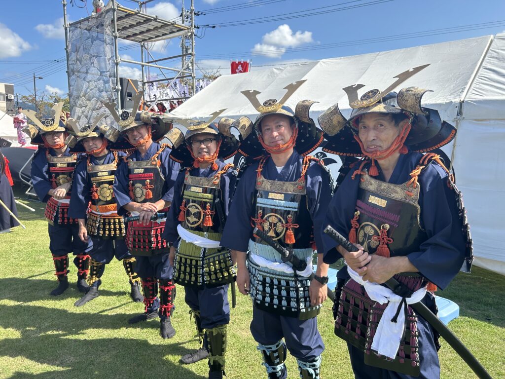 丸岡古城まつり武者行列参加