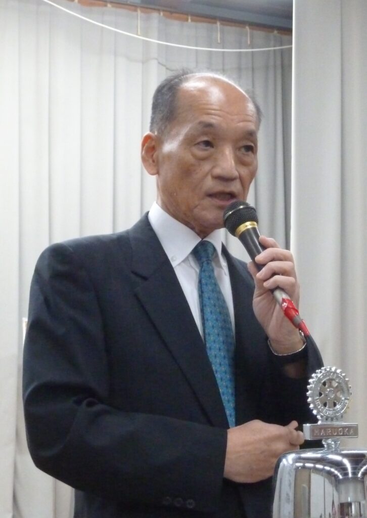 ガバナー公式訪問前　ガバナー補佐をお迎えして