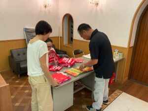 「みんなでつなぐエコ奉仕 〜のぼり旗からナップサックへ〜」