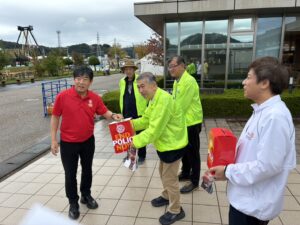 福井県下一斉ポリオ募金活動