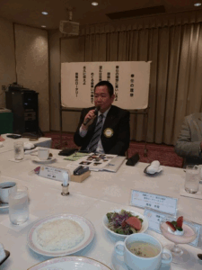 卓話　～私の人生～３つの事柄～　安田 慶治 会員　3月20日