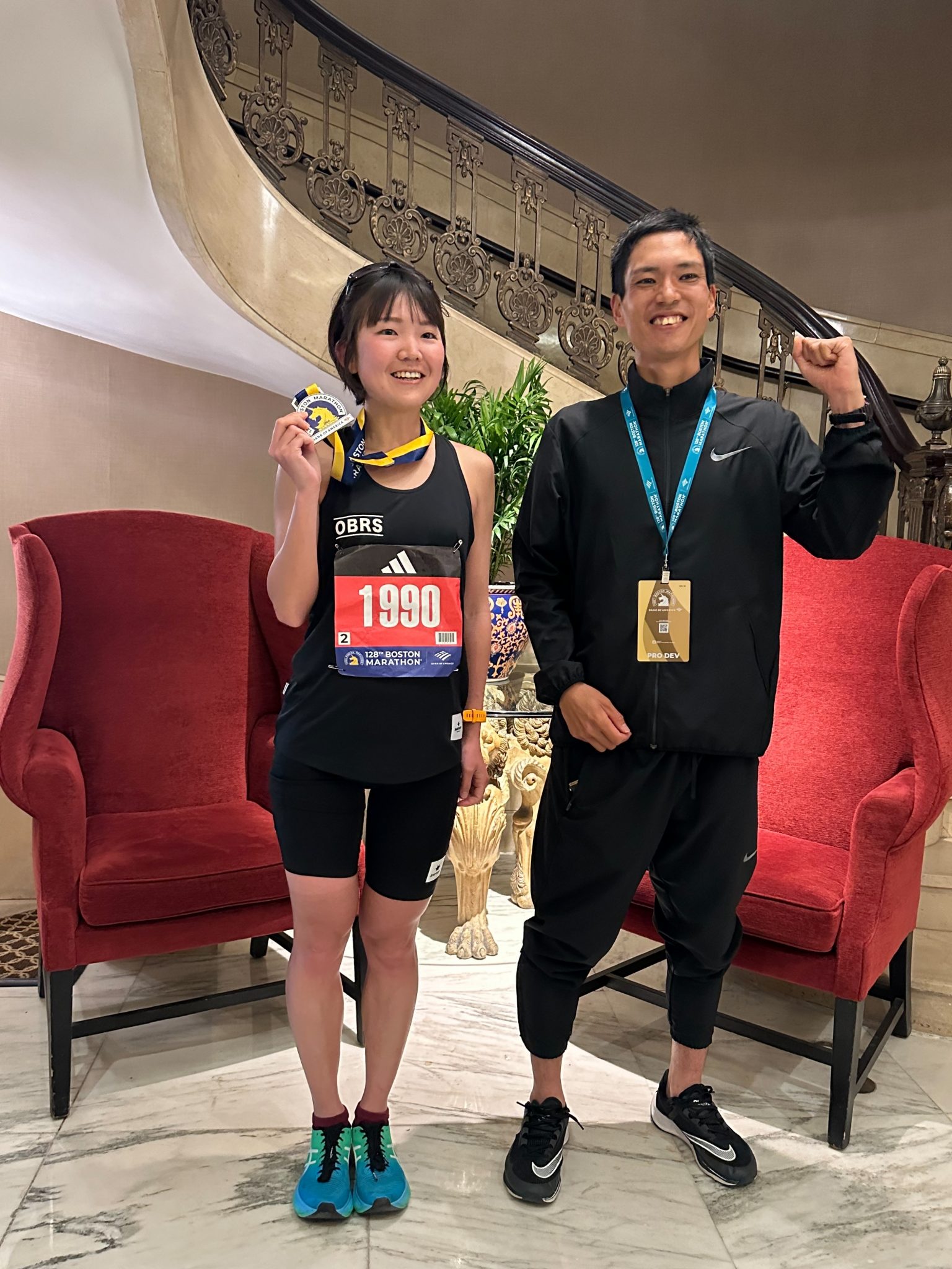 創立70周年記念事業「京都マラソン・ボストンマラソン応援・ボストン交流事業」