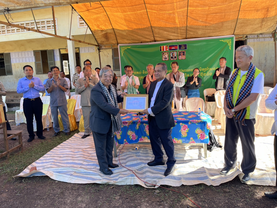 京都西ロータリークラブ国際奉仕カンボジア手洗い建設事業