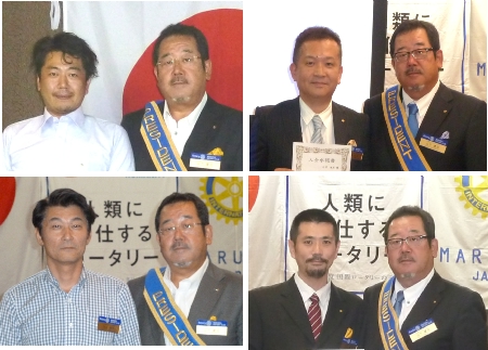 お陰様で今年度４名の新入会員