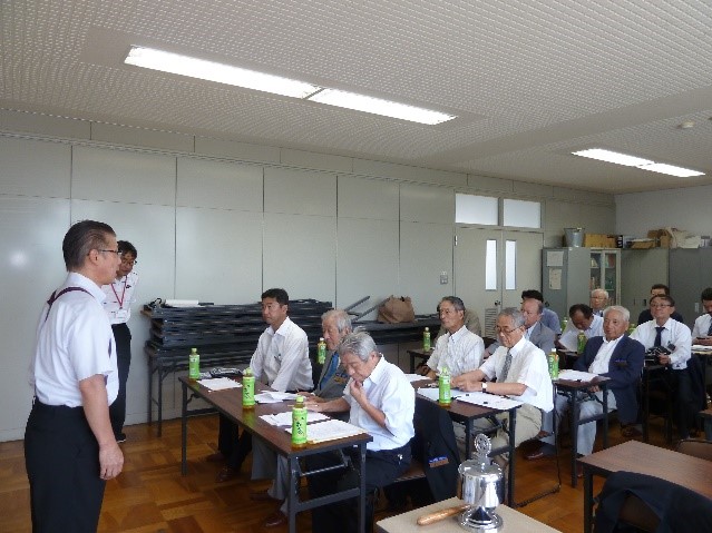 8月23日例会　就職模擬面接会