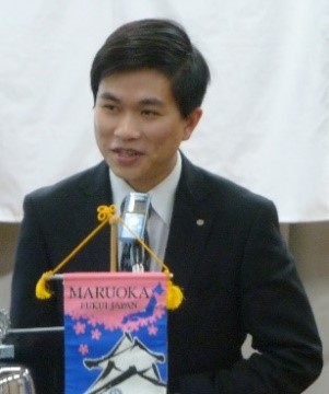 10月28日例会　米山奨学生卓話