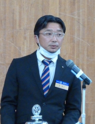 6月15日例会　新入会員卓話