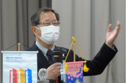 12月21日例会　外部卓話『称念寺と明智光秀』