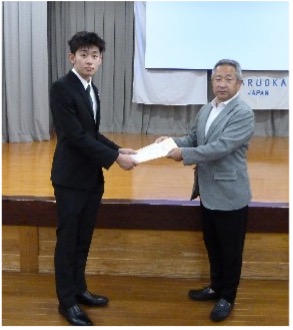 6月7日例会　米山奨学金授与｜外部卓話