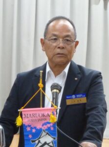 9月1日例会 新会員卓話と入会式