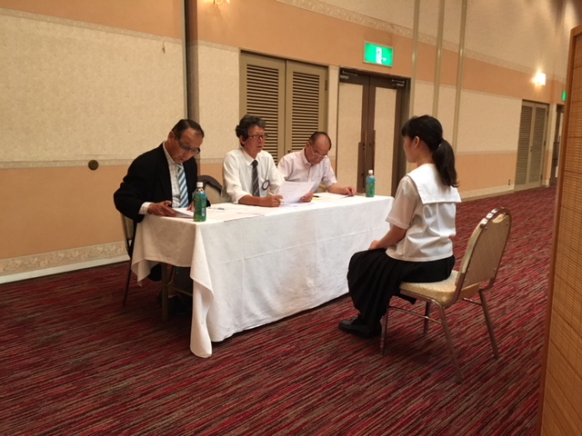 三国高校就職模擬面接事業