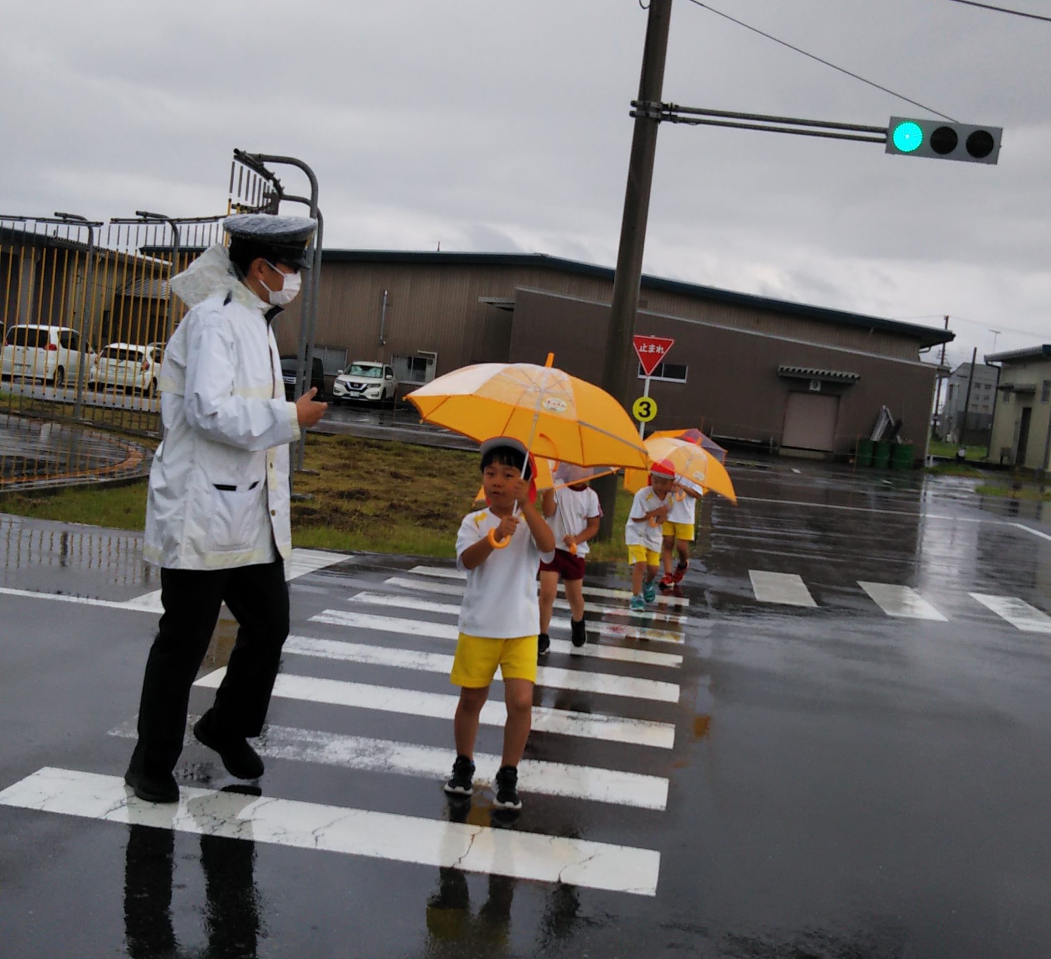 園児交通安全教室開催