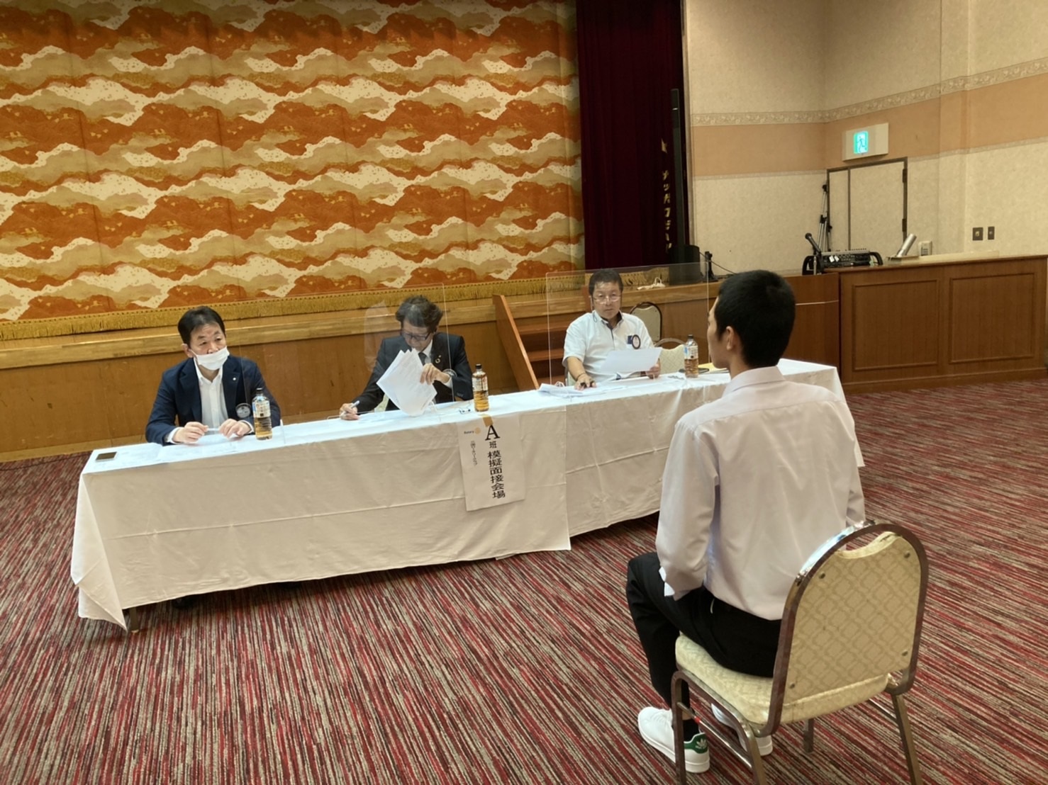 三国高校就職模擬面接開催