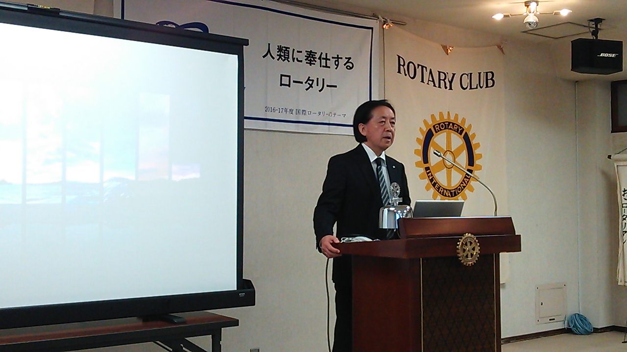 鯖江ロータリークラブ・第２７８２回例会卓話/丹南ケーブルテレビ（株）常務取締役　吉田登喜男様/「丹南と百済文化」