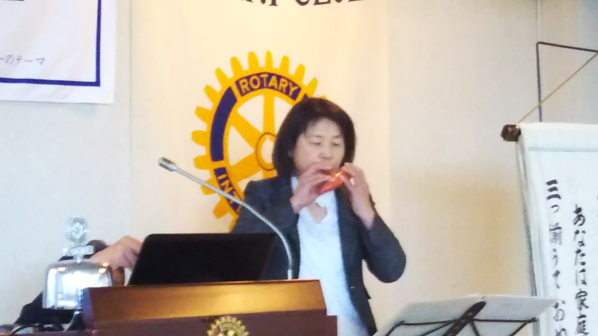 鯖江ロータリークラブ４月７日例会・会員卓話/瀧谷えみ子会員/テーマ「写真と映像のトレンドスマイル」