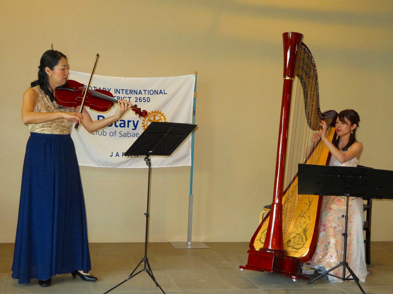 文化芸術支援プログラムを行いました～鯖江ロータリークラブ～