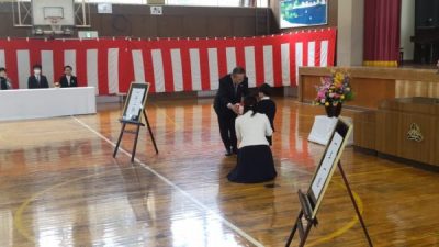 ランドセルカバー贈呈式　(2024.4.9)