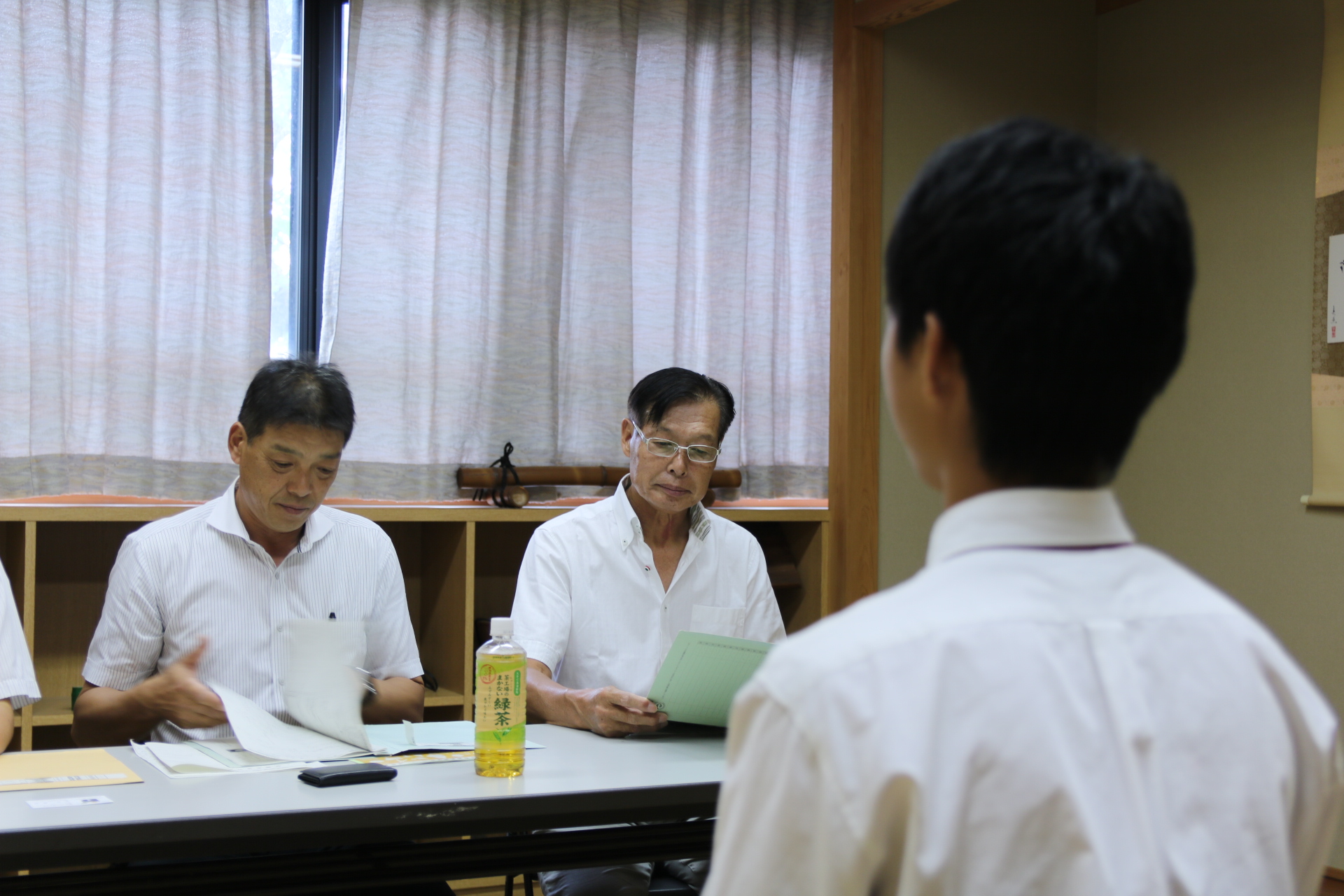 2016.9.8－9.9八日市南高等学校の就職模擬面接を開催しました。