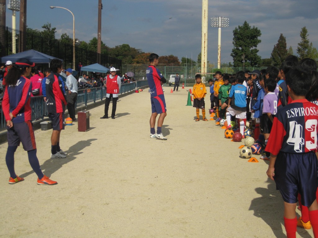 京都サンガF.Cコーチによる少年サッカー教室開催