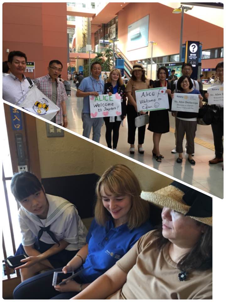 交換留学生「Ｄechamps  Alice」さんが、やってきました！！