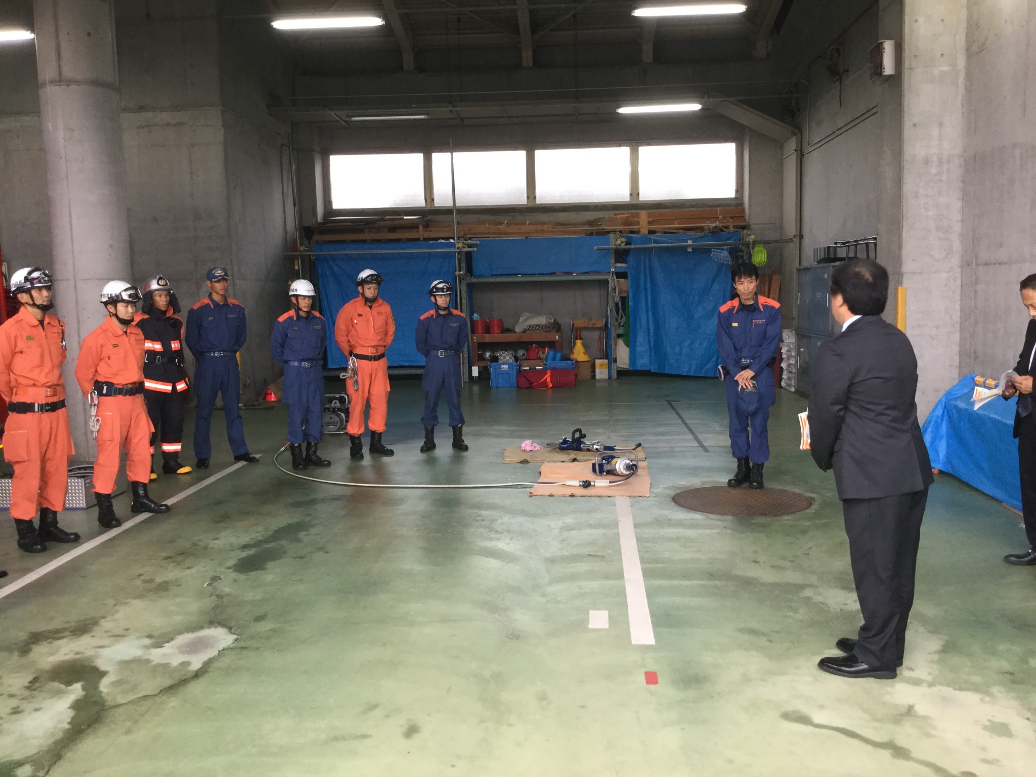 高島市消防本部へ職場訪問を実施