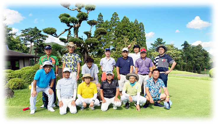 8/26スポーツ同好会主催・ゴルフコンペで財間会長､優勝！
