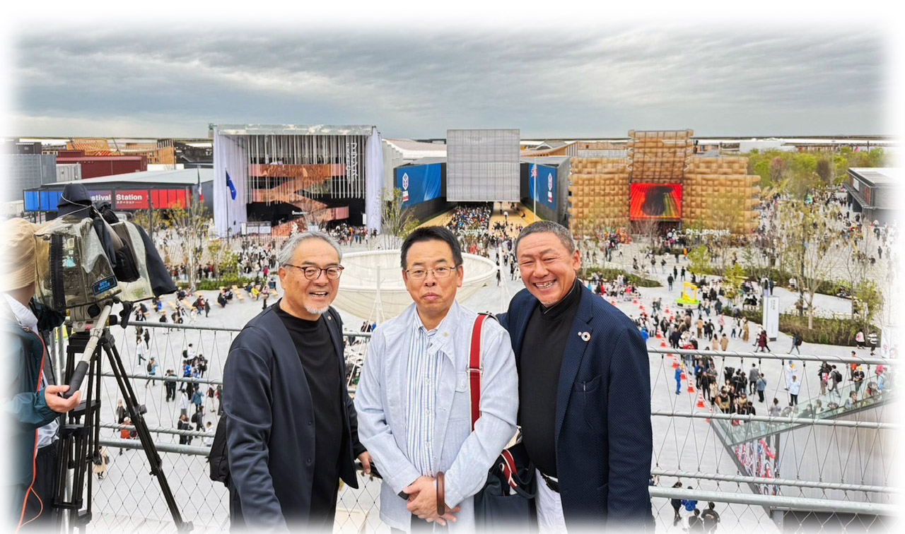 姉妹クラブ交流を前に、大阪・関西万博を開幕日4月13日に視察！