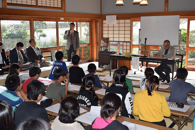 五條ロータリークラブ主催 第11回「藤岡家子ども俳句教室」開催しました。